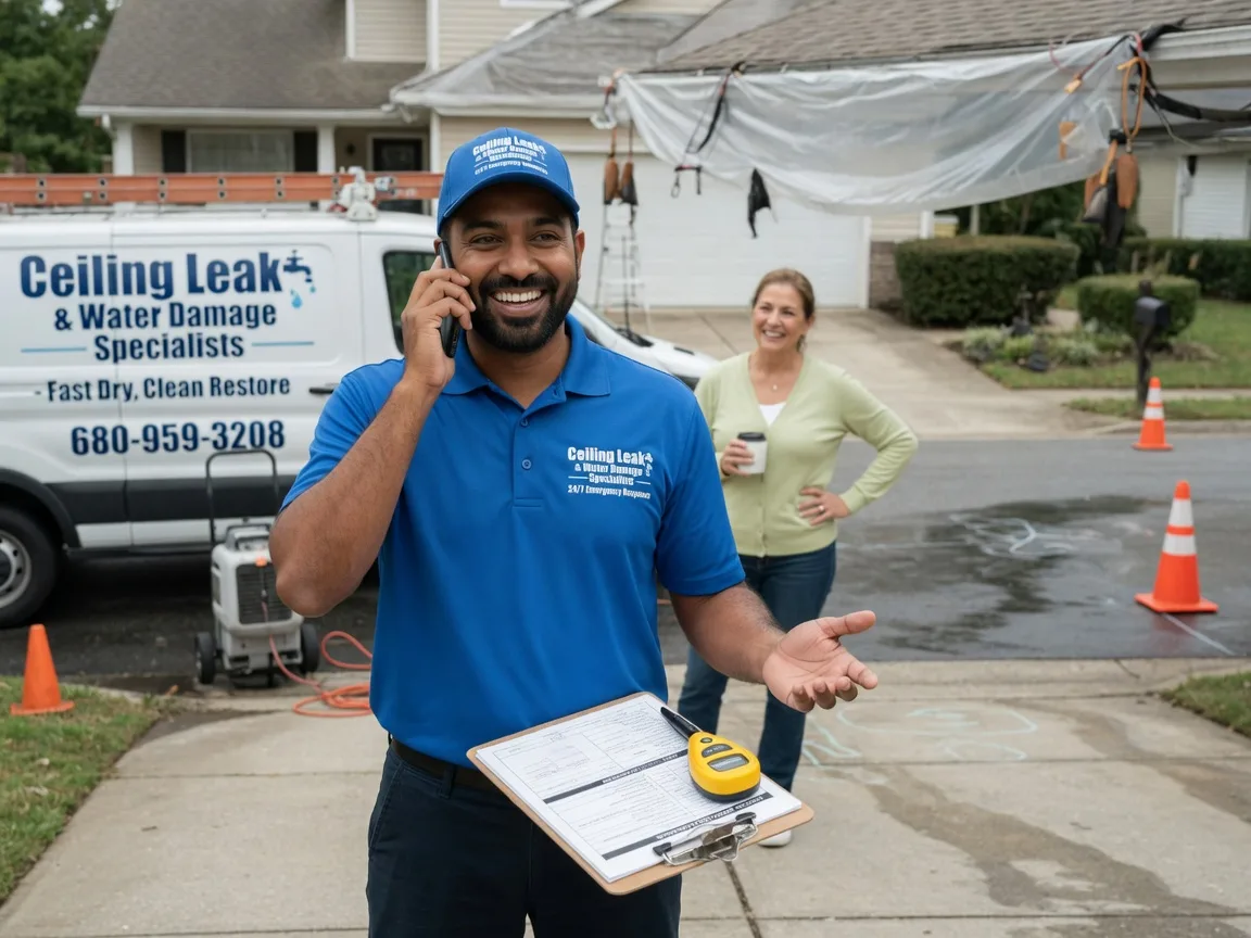 Ceiling Leak Cleanup Crane, OR FAQs